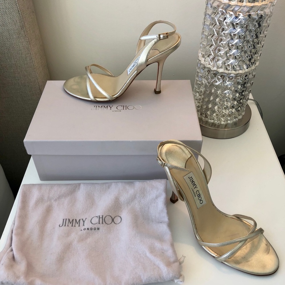 Jimmy Choo Gold Heels